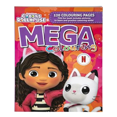 Gabby's Dollhouse Mega Colouring Book 120 Page 